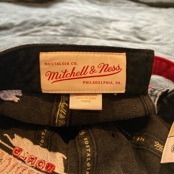 Mitchell & Ness Black and Red Champs Game Cap - Picture 7 of 8